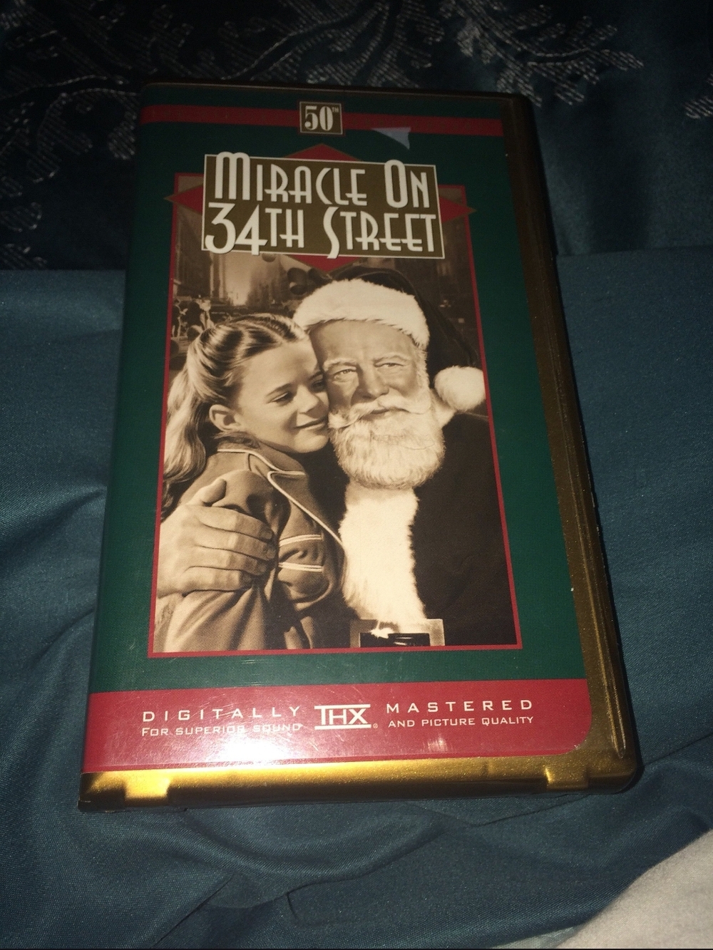 50th Anniversary Edition of Miracle on 34th Street 1997 VHS
Version of 1947 Clas